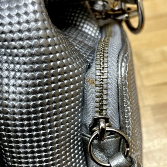 Coach Cambridge Alexa Silver Satchel Bag 14094 Used - Picture 10 of 10